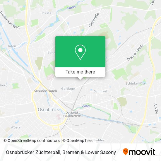 Osnabrücker Züchterball map