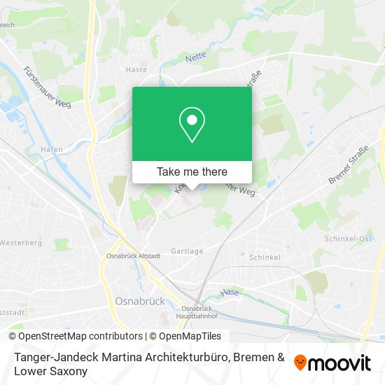Tanger-Jandeck Martina Architekturbüro map