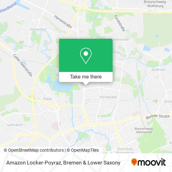 Amazon Locker-Poyraz map