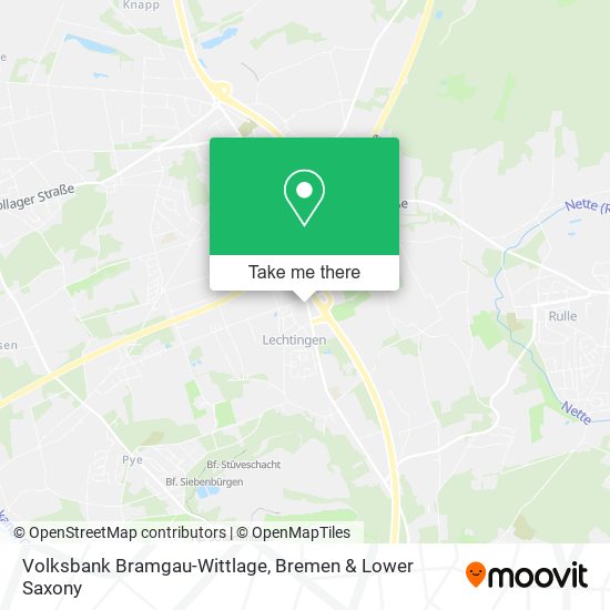 Volksbank Bramgau-Wittlage map