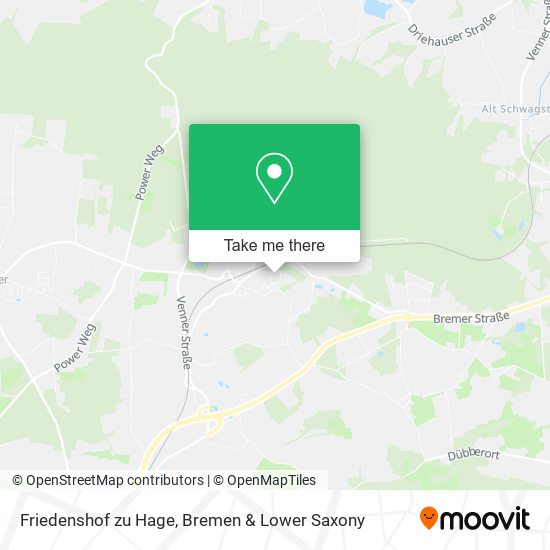 Friedenshof zu Hage map