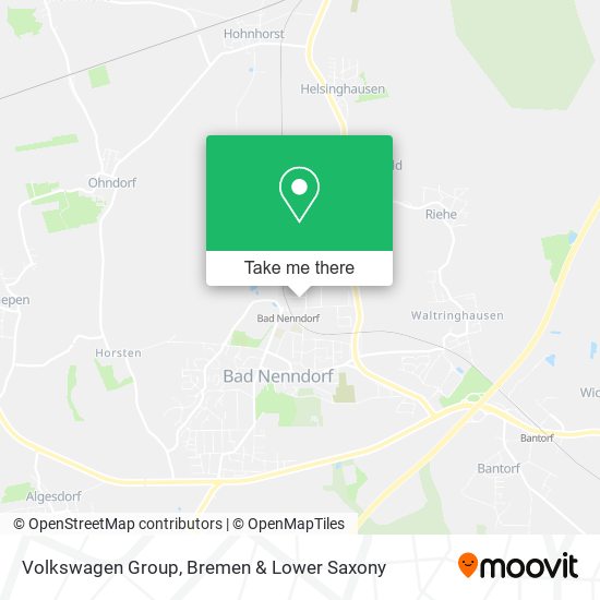 Volkswagen Group map
