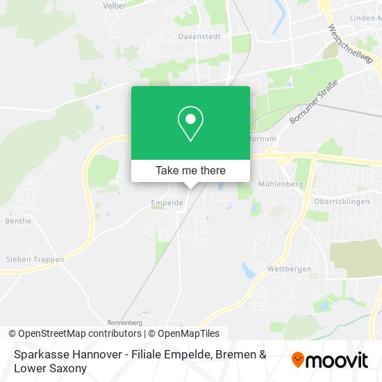 Sparkasse Hannover - Filiale Empelde map