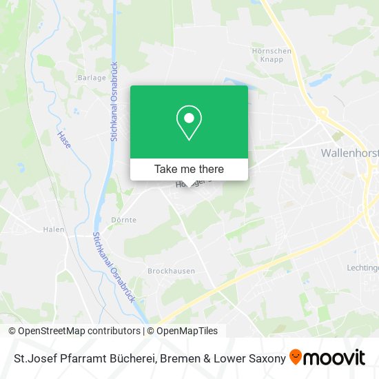 St.Josef Pfarramt Bücherei map