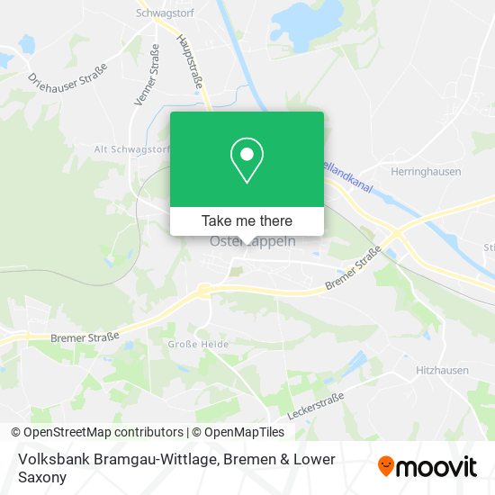 Volksbank Bramgau-Wittlage map