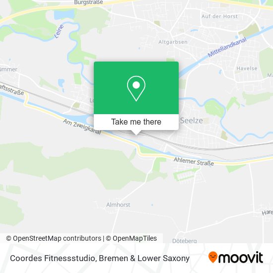 Coordes Fitnessstudio map