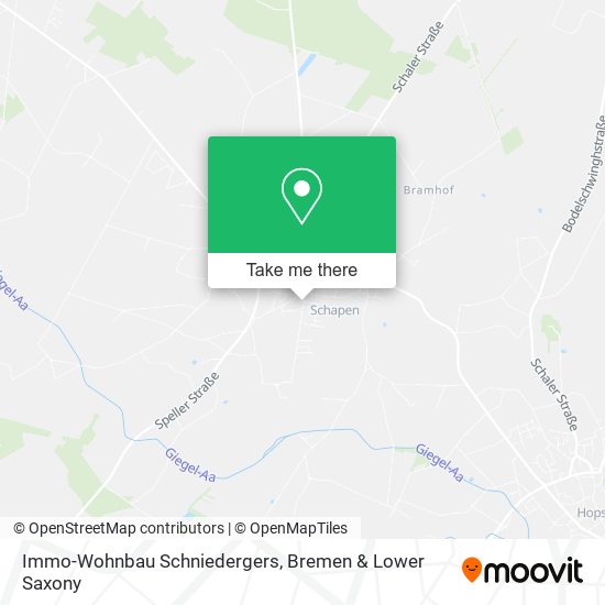 Immo-Wohnbau Schniedergers map