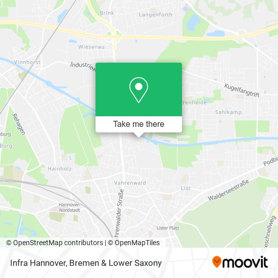 Infra Hannover map
