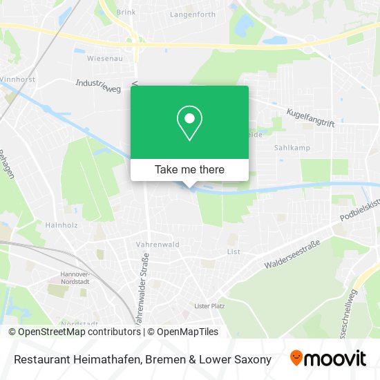 Restaurant Heimathafen map