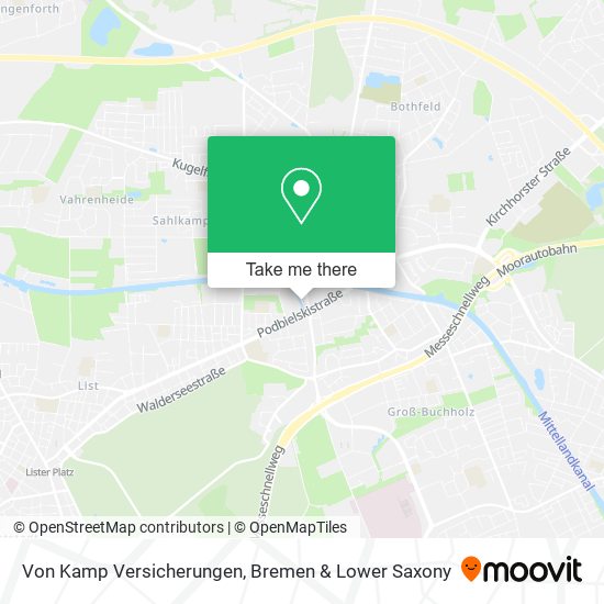 Von Kamp Versicherungen map