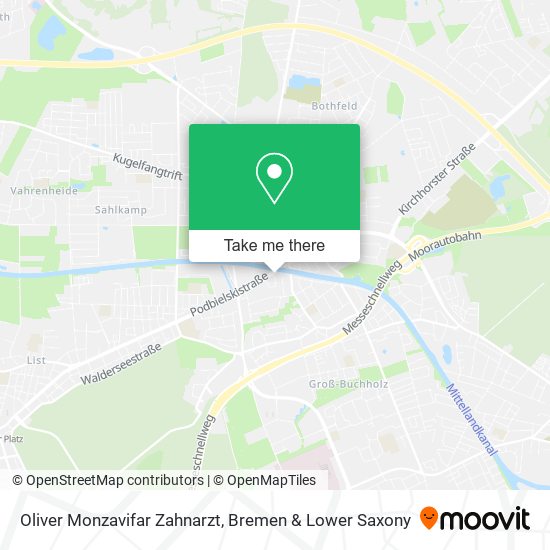 Oliver Monzavifar Zahnarzt map
