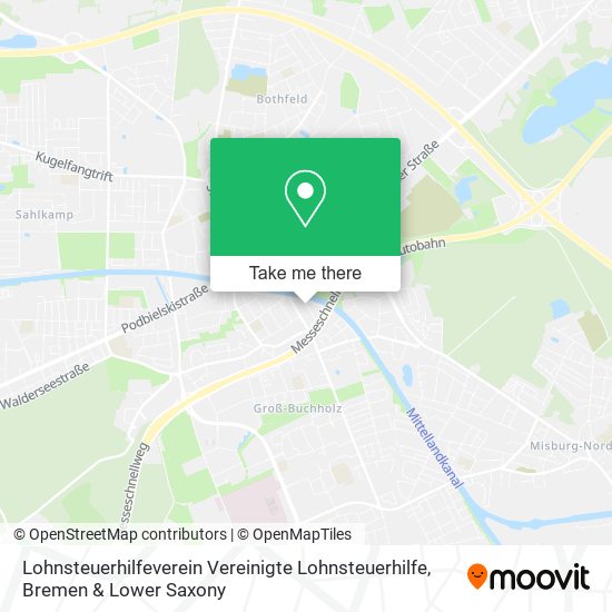 Lohnsteuerhilfeverein Vereinigte Lohnsteuerhilfe map