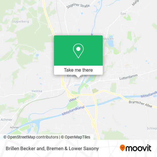 Brillen Becker and map