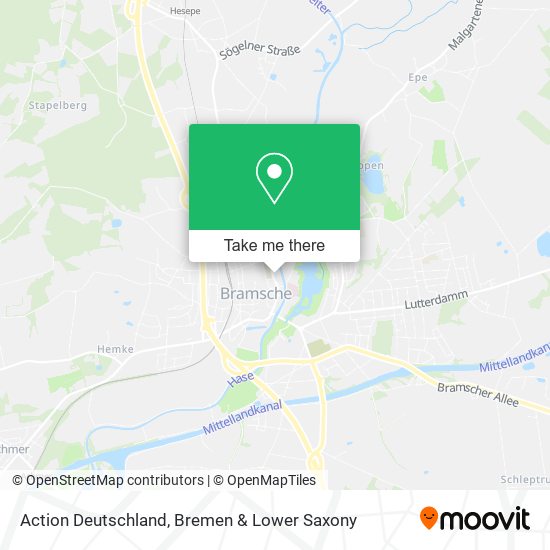 Action Deutschland map
