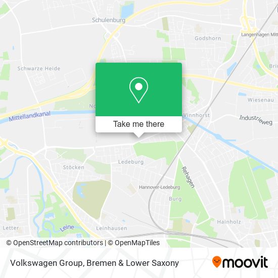 Volkswagen Group map