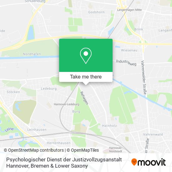 Psychologischer Dienst der Justizvollzugsanstalt Hannover map