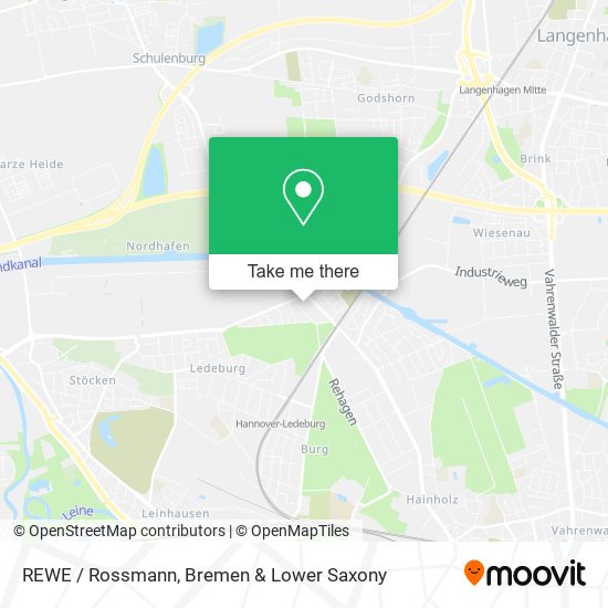 REWE / Rossmann map
