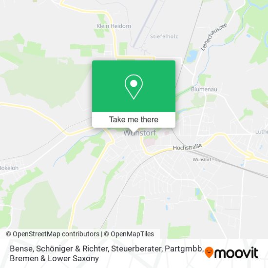 Bense, Schöniger & Richter, Steuerberater, Partgmbb map