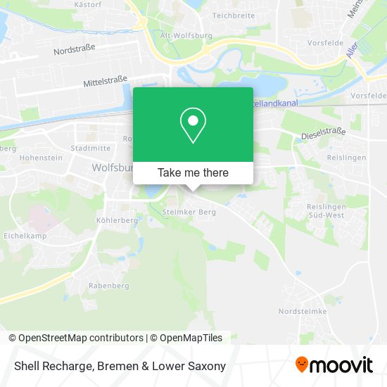 Shell Recharge map