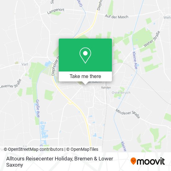 Alltours Reisecenter Holiday map