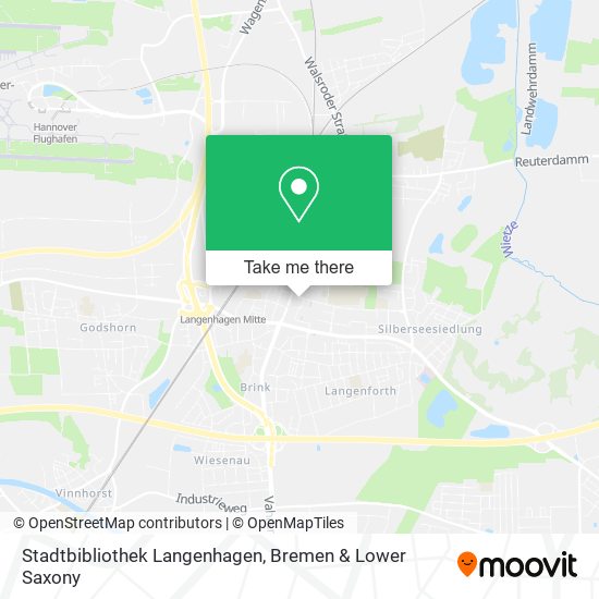 Stadtbibliothek Langenhagen map
