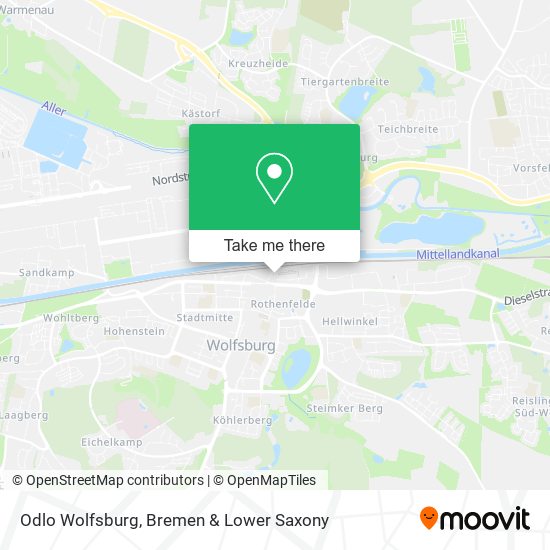 Odlo Wolfsburg map