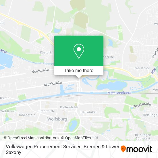 Volkswagen Procurement Services map