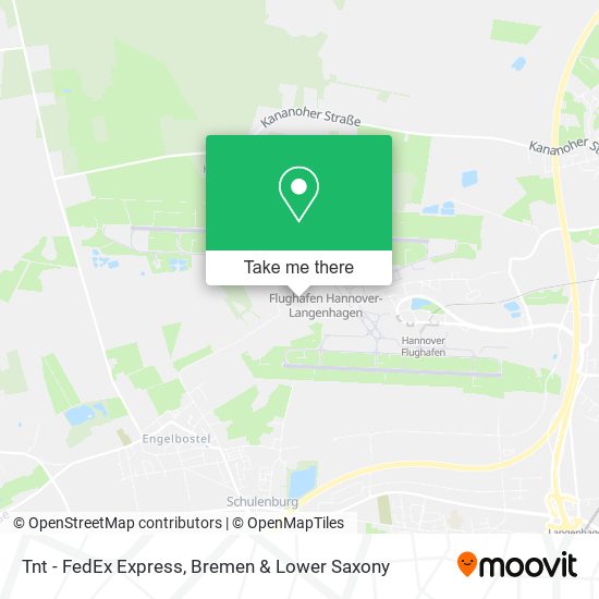 Tnt - FedEx Express map