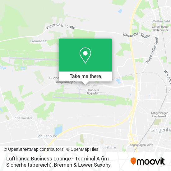 Lufthansa Business Lounge - Terminal A (im Sicherheitsbereich) map