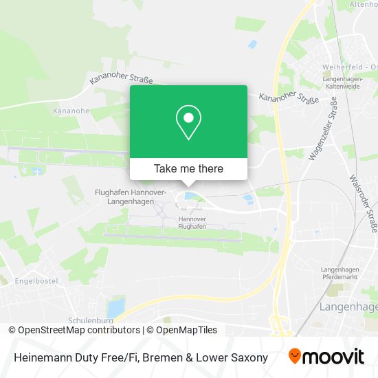 Heinemann Duty Free/Fi map