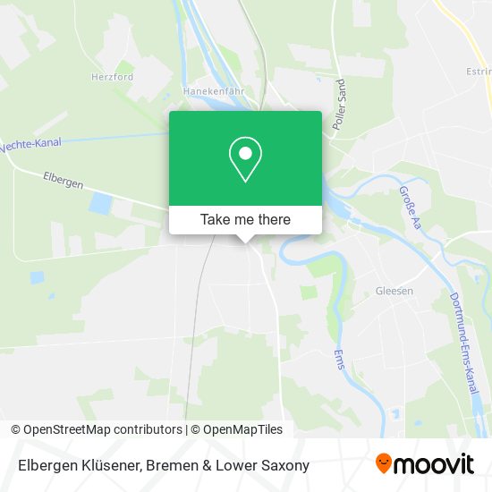 Elbergen Klüsener map