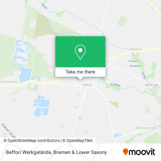 Beffori Werkgelände map