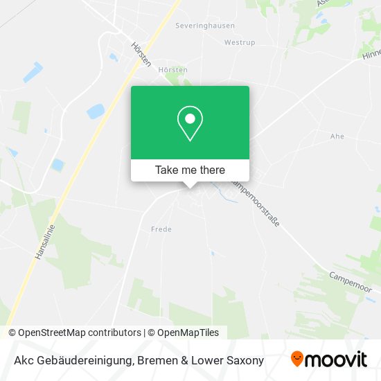 Akc Gebäudereinigung map