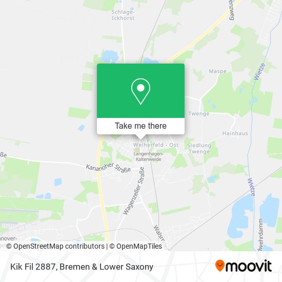 Kik Fil 2887 map