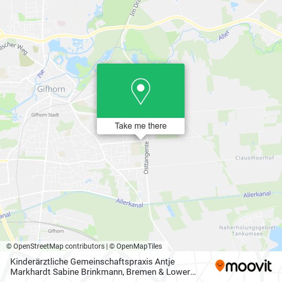 Kinderärztliche Gemeinschaftspraxis Antje Markhardt Sabine Brinkmann map