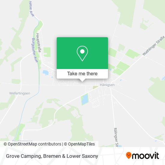 Grove Camping map