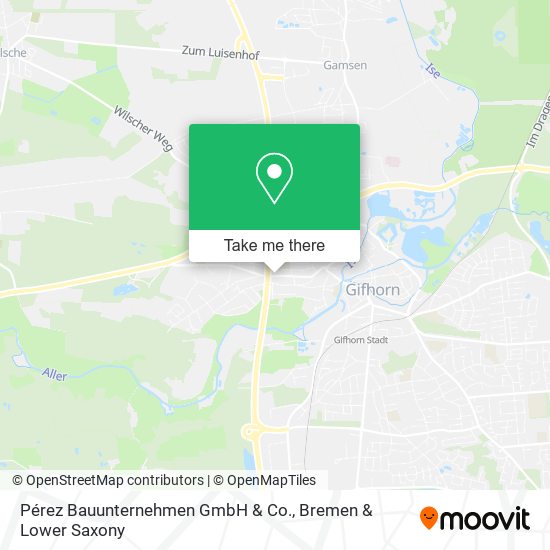 Pérez Bauunternehmen GmbH & Co. map