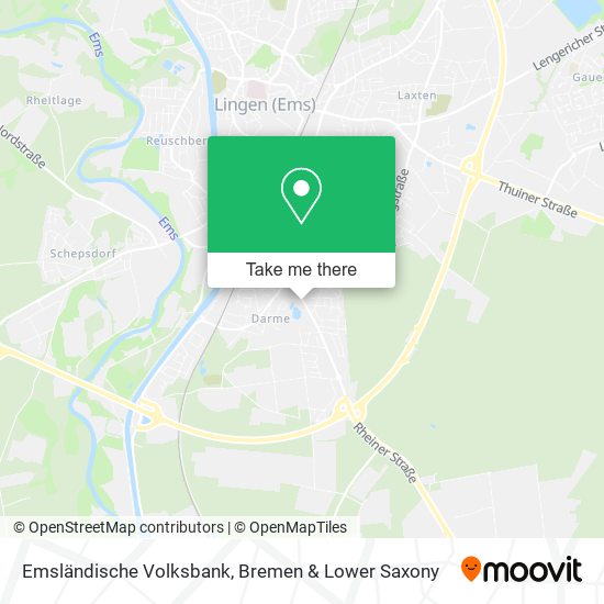 Emsländische Volksbank map