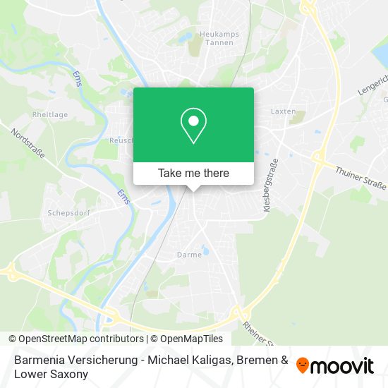 Barmenia Versicherung - Michael Kaligas map