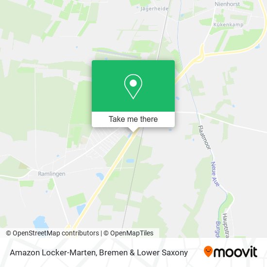 Amazon Locker-Marten map