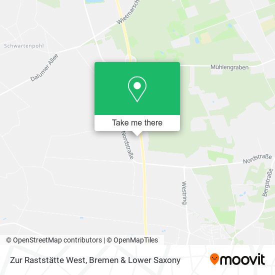 Zur Raststätte West map
