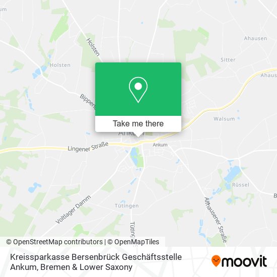 Kreissparkasse Bersenbrück Geschäftsstelle Ankum map