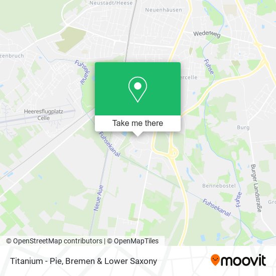Titanium - Pie map