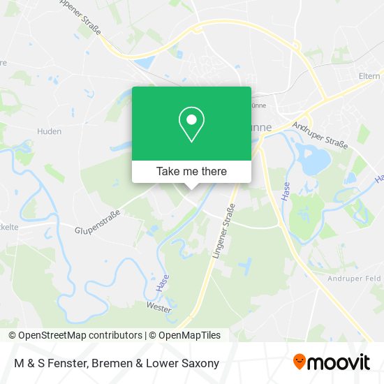 M & S Fenster map