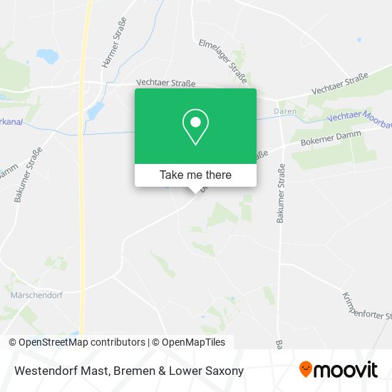 Westendorf Mast map
