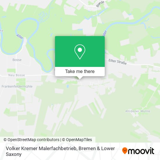 Volker Kremer Malerfachbetrieb map