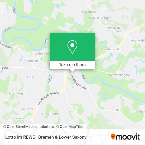Lotto im REWE- map