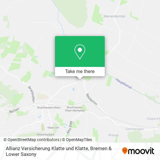 Allianz Versicherung Klatte und Klatte map