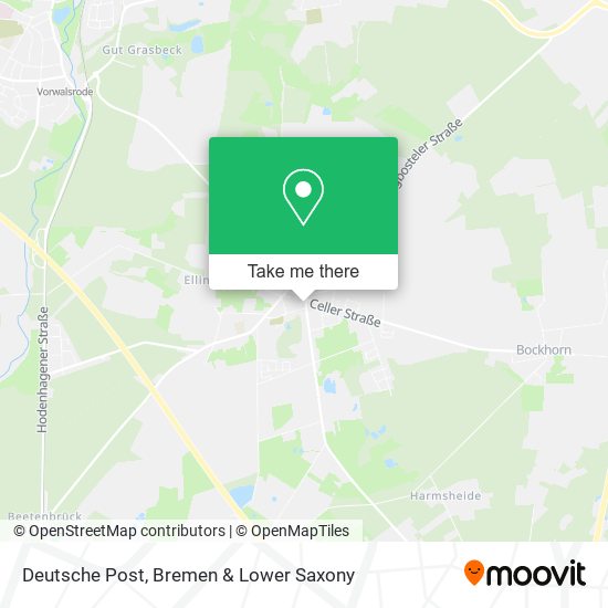 Deutsche Post map