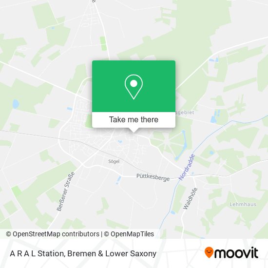 A R A L Station map